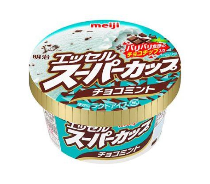 スーパー カップ チョコ ミントのパッケージと味の特徴
